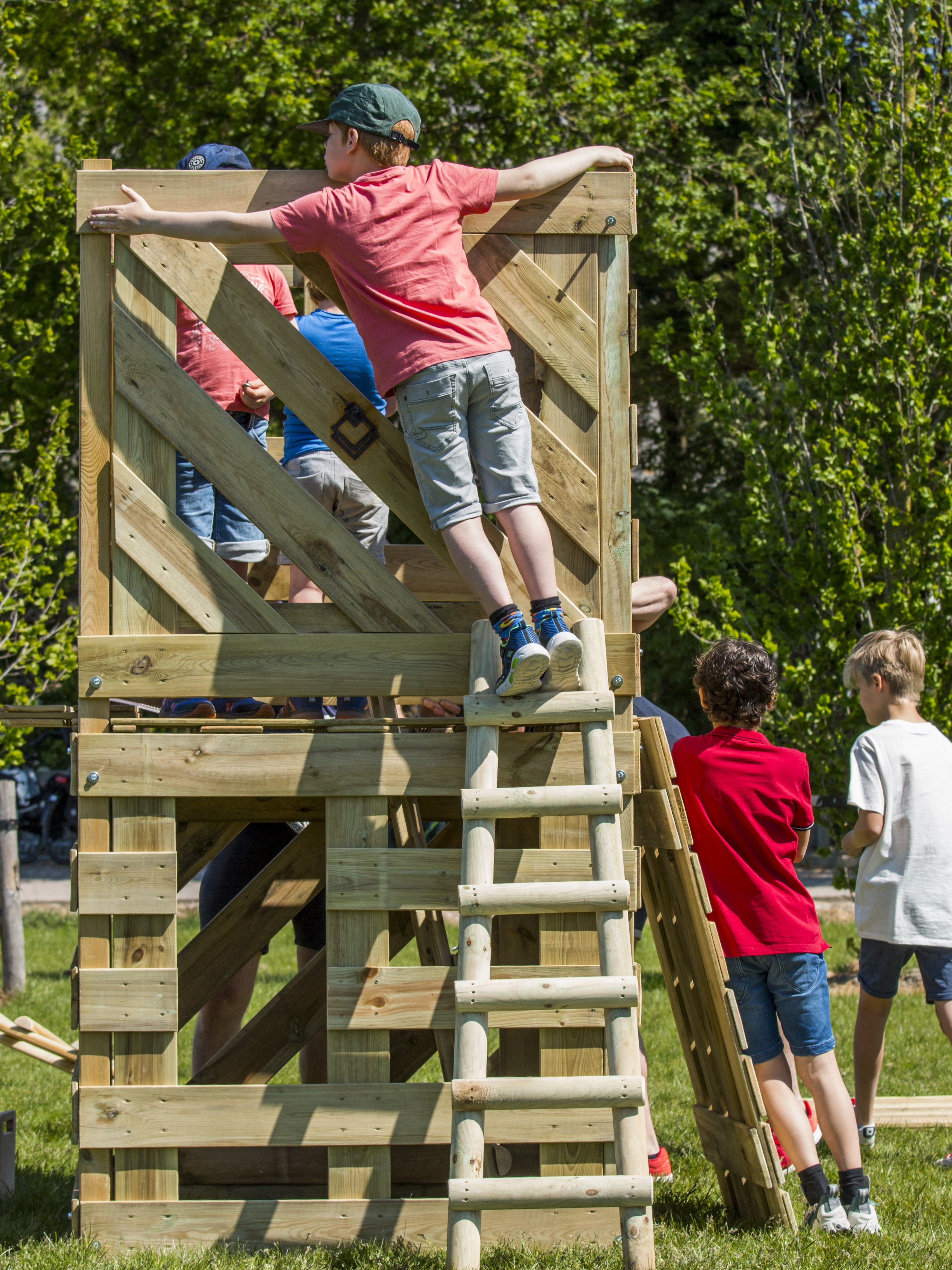 Bouwen sportdag lagere school