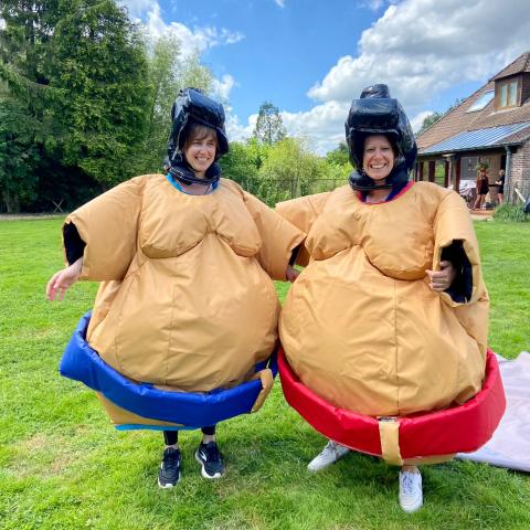 Sumo worstelen teambuilding challenge